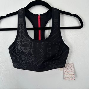 NWT FP Movement by Free People Black sport bra Size XS